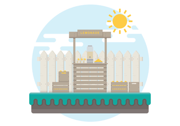 Lemonade Stand - Kostenloses vector #438453